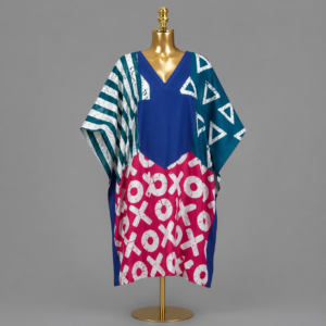 Ankara boubou dress long
